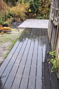 Terras nieuwe situatie