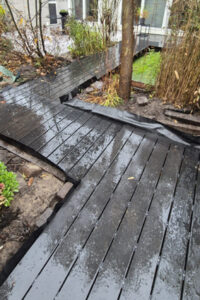 Terras nieuwe situatie