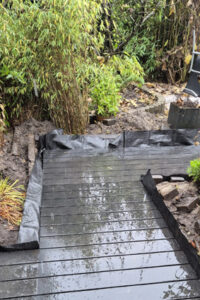 Terras nieuwe situatie